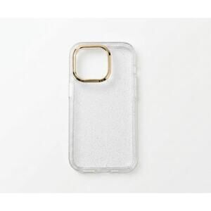 Cell Phone Case For iPhone 14 Pro 6.1" Slim Clear Glitter + Screen Protector